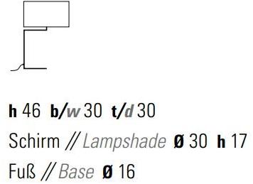 ZEITRAUM Настольная лампа из ткани Noon sun-id-1483791 - Вид №9