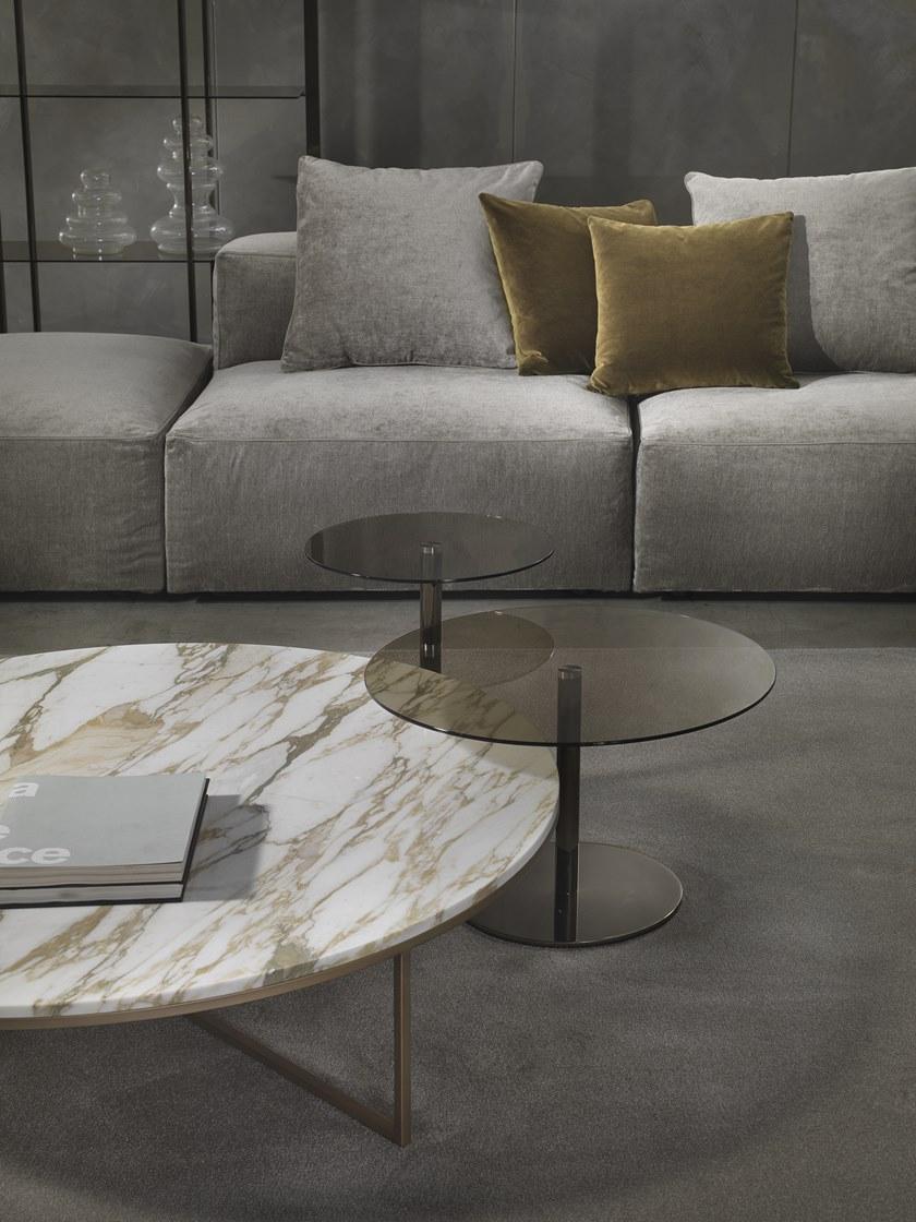 Marelli Высокий круглый мраморный журнальный столик Break sun-id-1379616 - Вид №9