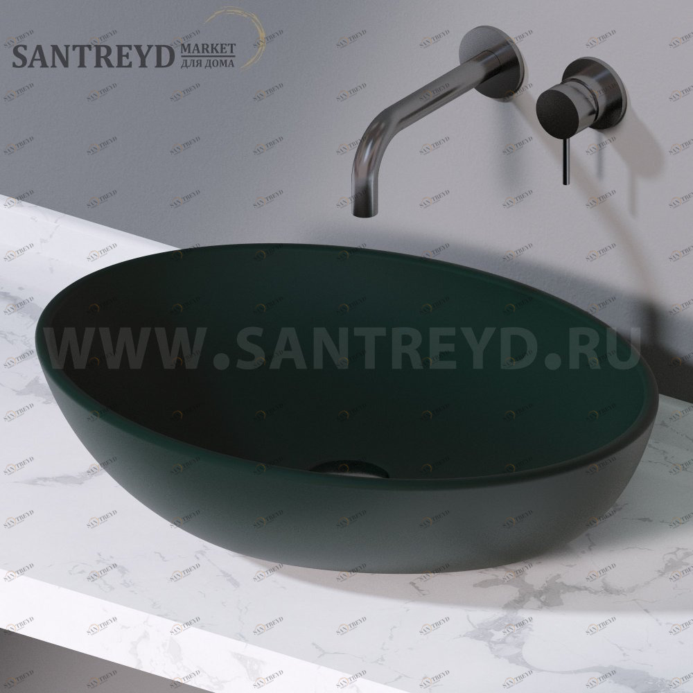 L243143 Накладная раковина на столешницу  овальная A. e T. Italia THIN AeT ITALIA