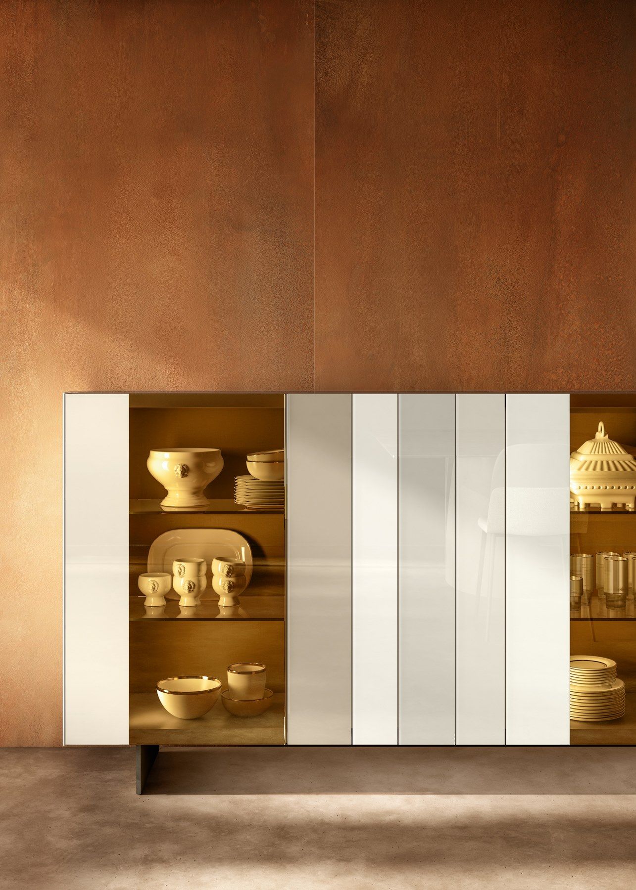 Стеклянный шкаф со встроенным освещением Lago N. O. W ARCH-00148932 - Вид №1