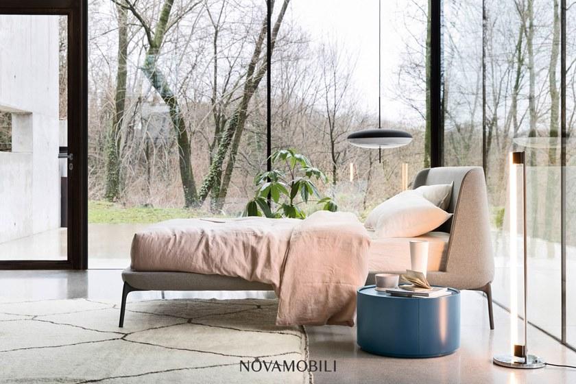 Novamobili Кровать двуспальная с обивкой Velvet sun-id-1441854 - Вид №2