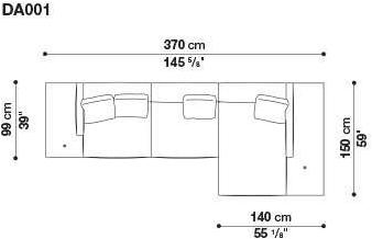 B&B Italia 3-х местный тканевый диван Dock sun-id-1376507 - Вид №80