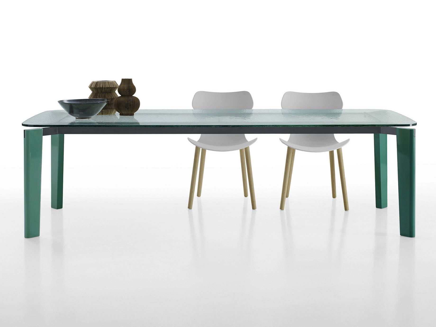 Прямоугольный стеклянный стол B&B Italia OSKAR ARCH-00016913