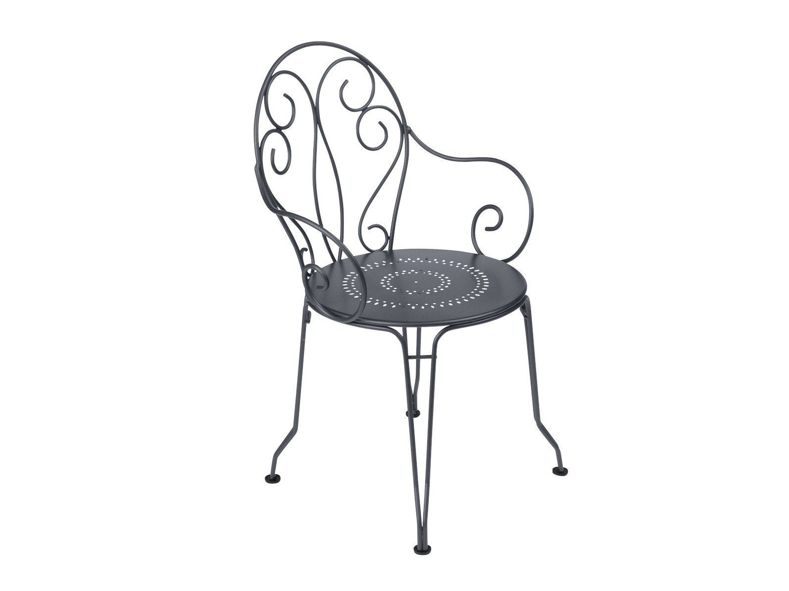 Стальной штабелируемый садовый стул с подлокотниками Fermob ARCH-00151281