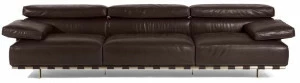 Visionnaire Кожаный диван с подголовником
