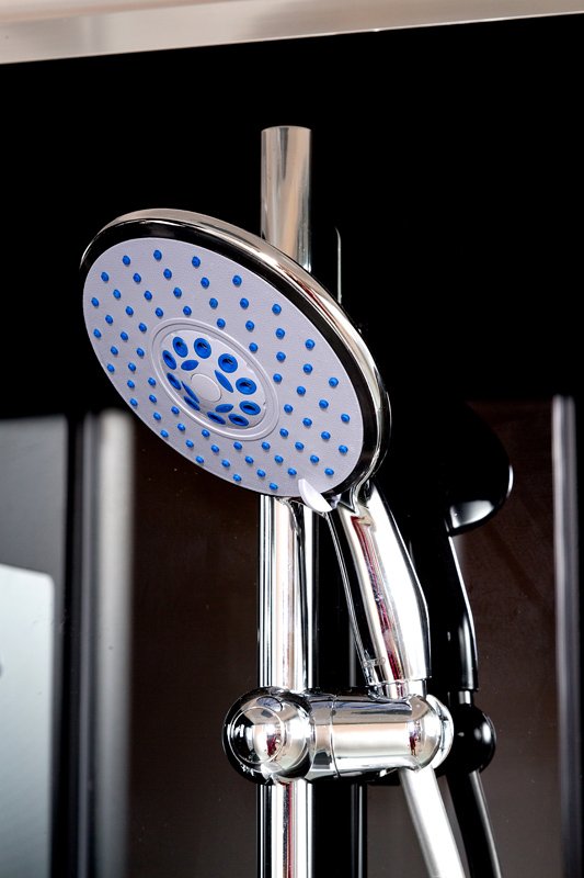 ЕМ1511 L с гидромассажем (гм.) Душевая кабина DETO Серия EM B10S BLACK - Вид №4