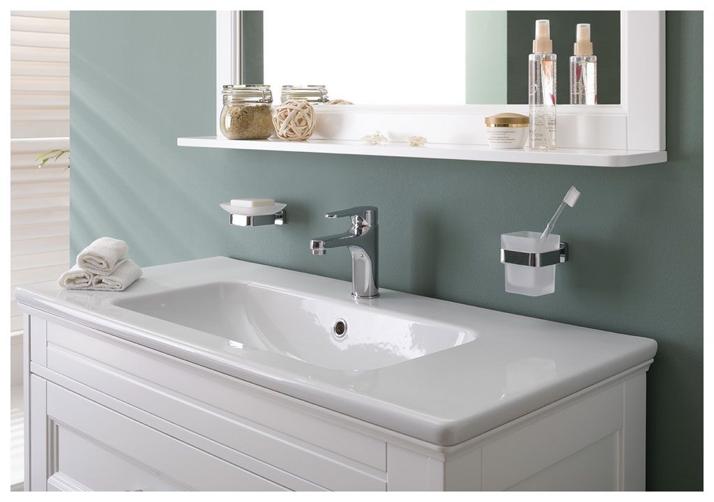 Мебель для ванной Aquanet Бостон М 100 белый 00210628 - Вид №7