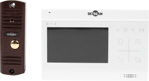 85175096 Комплект видеодомофона Hermes 4.3" цвет белый STLM-0059513 SKYBEAM