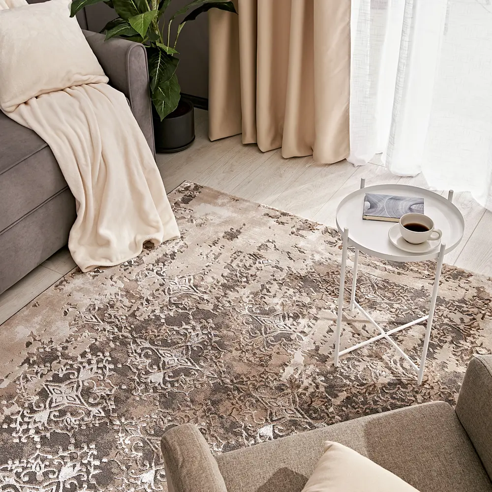 Ковер полиэстер Granada Merinos O0793 80x150 см цвет коричневый 85883122 STLM-2173083 Santreyd  - Вид №5