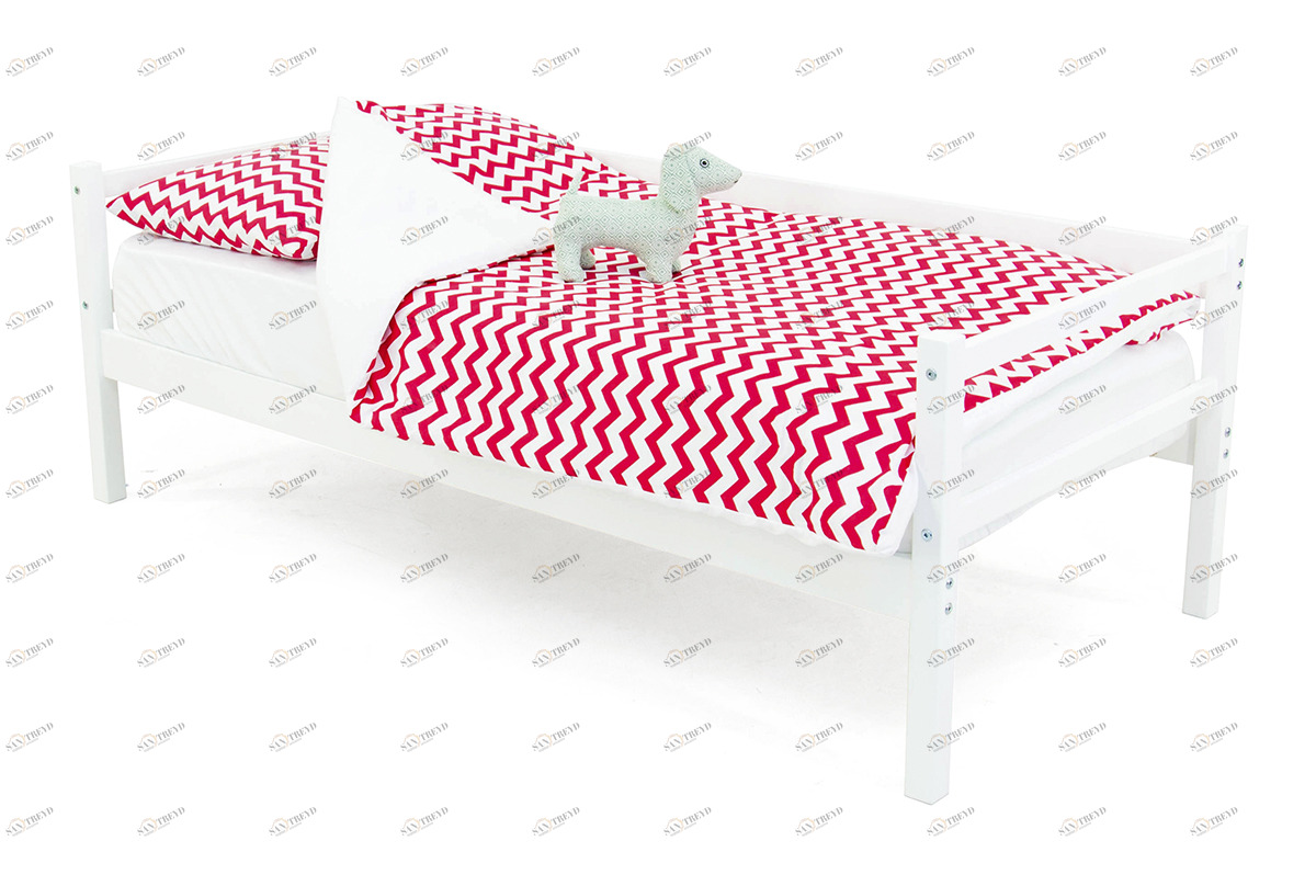 Детская кровать-тахта Svogen белая БЕЛЬМАРКО  326820 Белый Santreyd 