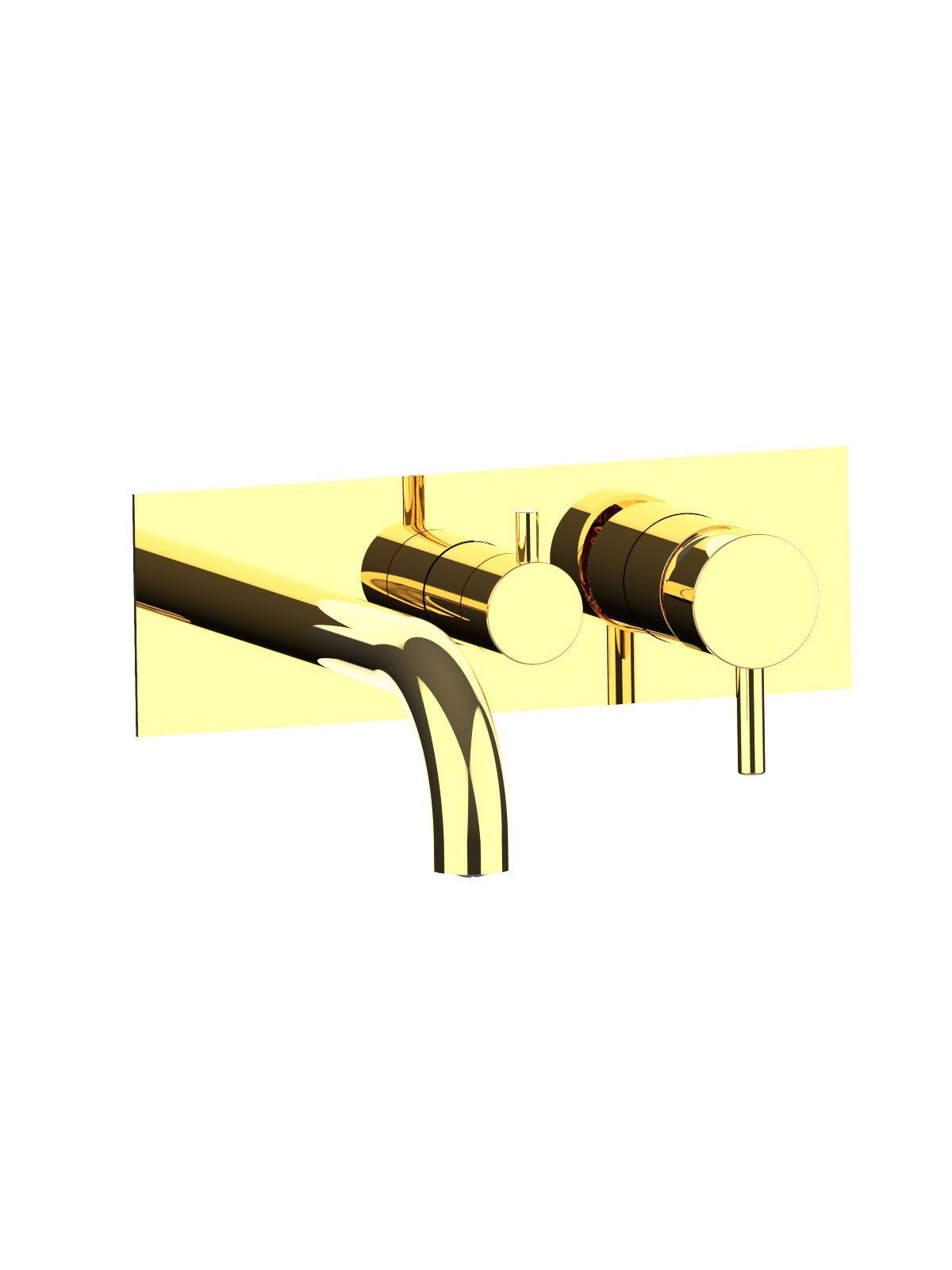Однорычажный настенный смеситель для ванны с плитой Rubinetterie Frattini отдельная эстетика ARCH-00089970 - Вид №38