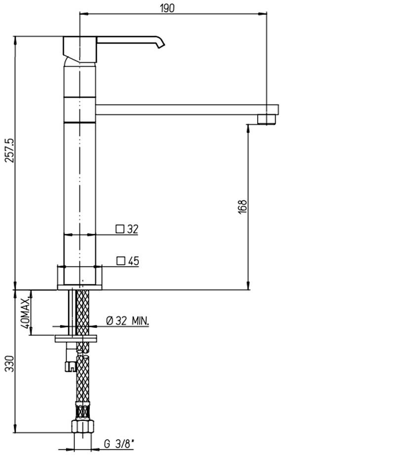 Paini Q 19CR579S смеситель для кухни - Вид №1