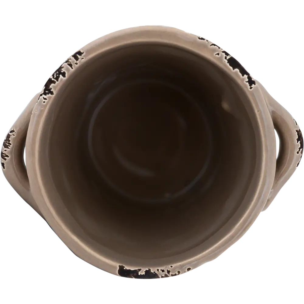 Кашпо-кактусник 7.5x7x9 см v0.17 л керамика коричневый GARDMAX STLM-2123367 - Вид №3