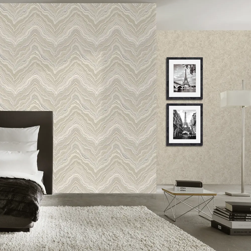 Обои флизелиновые Erismann Siena бежевые 1.06 м 60004-04 STLM-2117162 - Вид №2