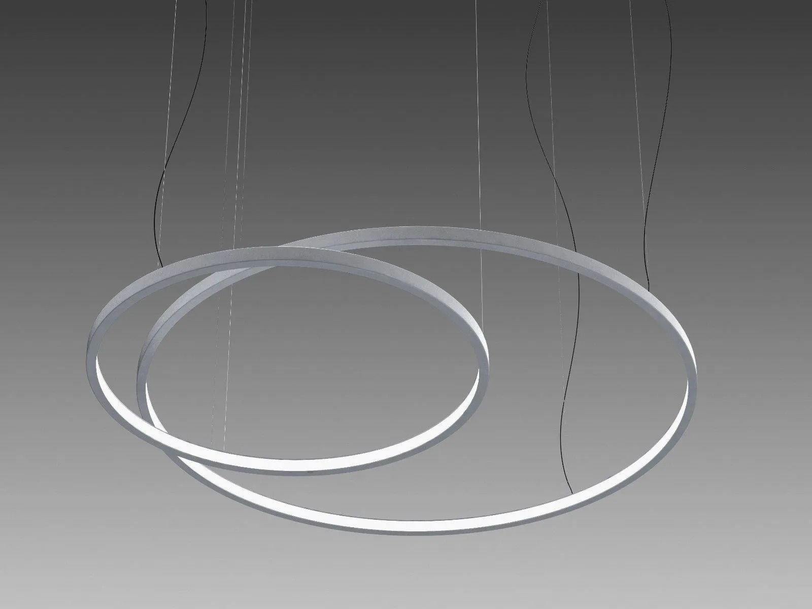 Алюминиевый затемняемый светодиодный подвесной светильник Martinelli Luce ARCH-00022732