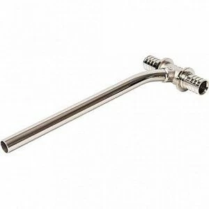 Трубка для подключения радиатора Т-образная 16/250 аксиальная для труб из сшитого полиэтилена STOUT