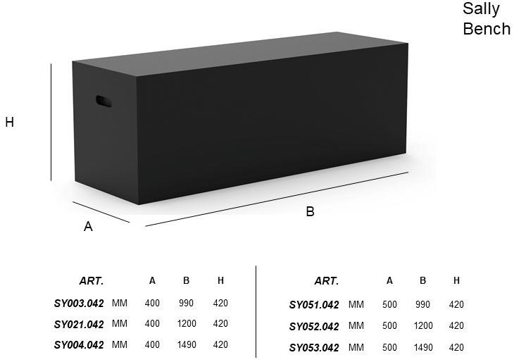 BLOSS Садовая скамейка из нержавеющей стали sun-id-1454190 - Вид №2