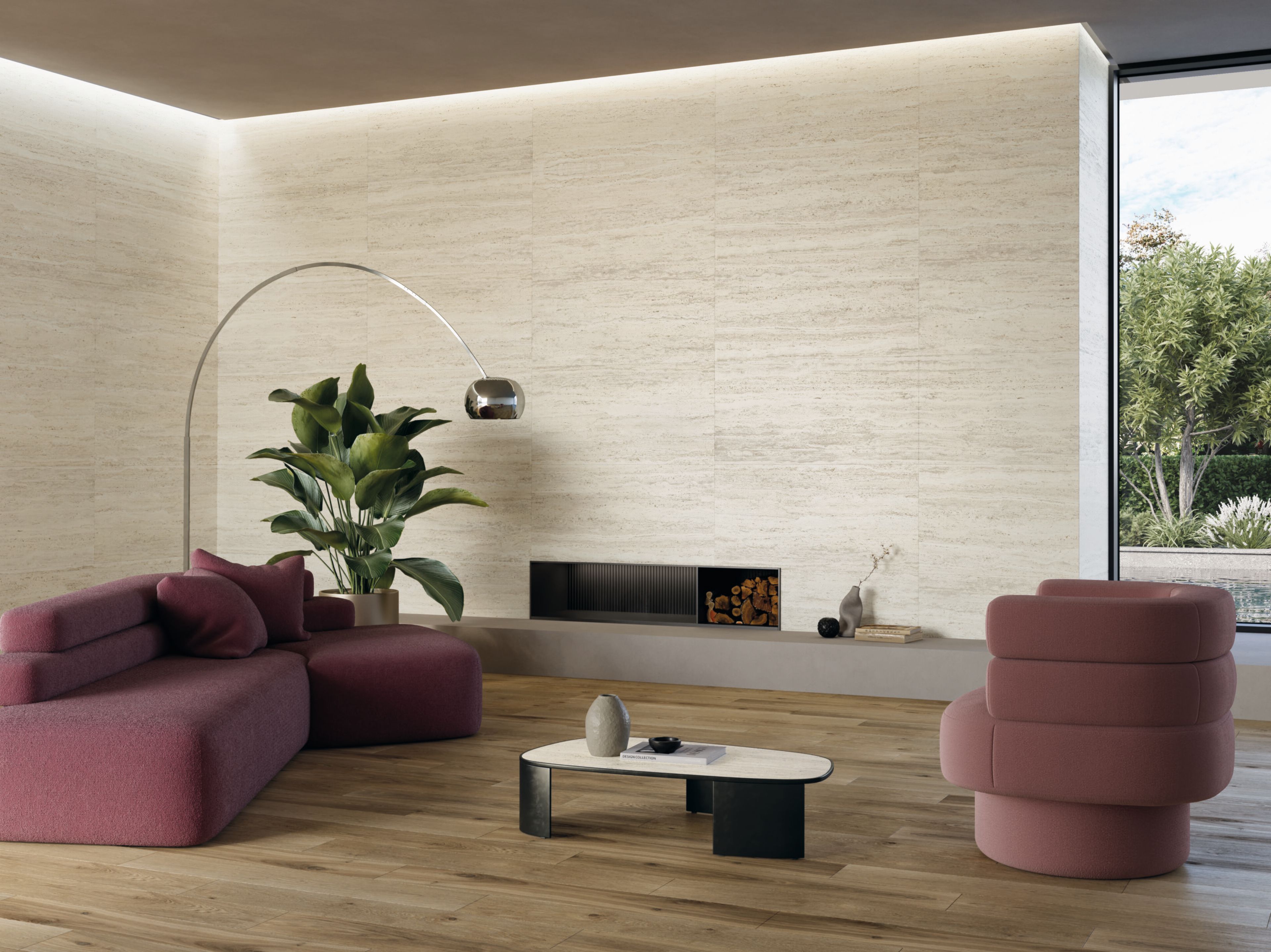 Пол / облицовка керамогранита с эффектом камня CERAMICHE KEOPE Trevi ARCH-00124975