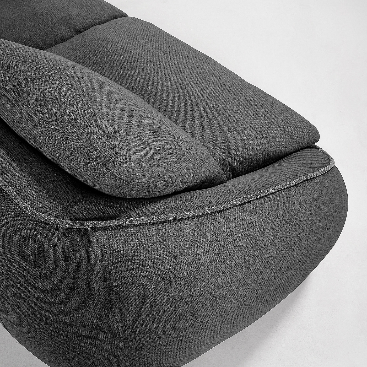 069454 Диван 3х местный коричневый La Forma Safira - Вид №3