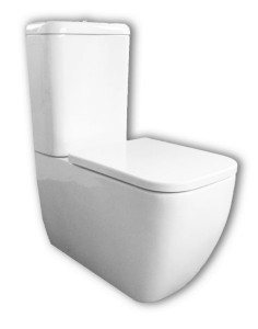 Комбинированный унитаз Bianca (с боковым и нижним входом) Hatria