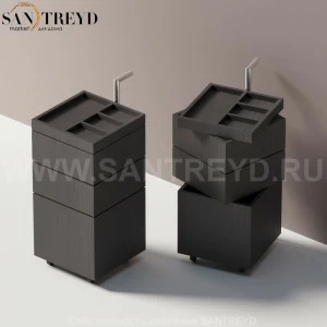 O.J.C. Тумба на роликах из темного дуба ACOM0500NRW