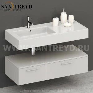 T11552BT2 Столешницы для использования в сочетании с тумбами и открытыми тумбами 115 см серая Globo ARREDO WOOD Италия