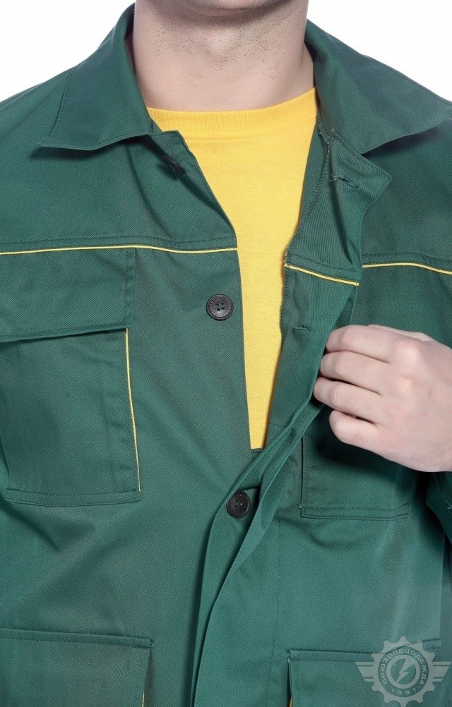 65504 Костюм "Эксперт-2" зеленый  Летняя спецодежда  размер 64-66/170-176  - Вид №11