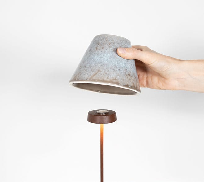 Абажур из керамической пирамиды Zafferano своп ARCH-00134592 - Вид №2