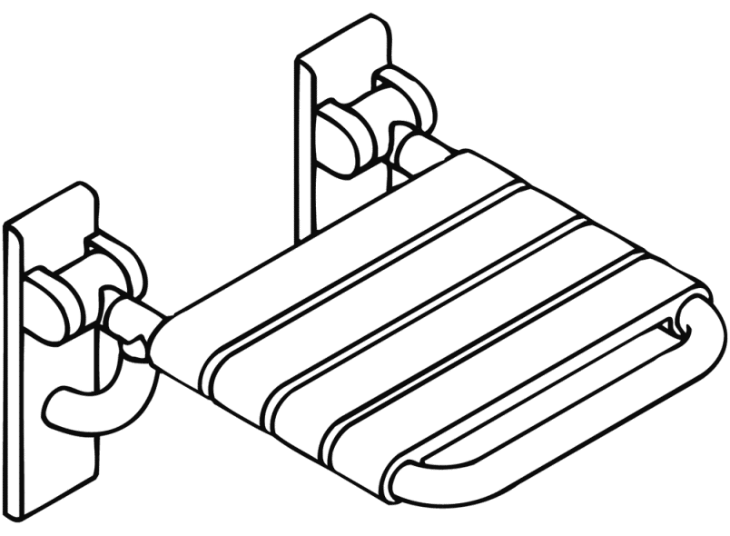 801.51D200 складное сиденье HEWI HEWI active+  - Вид №2