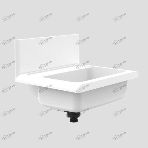 841101511 Подвесная раковина настенная овальная Sanit  белая 