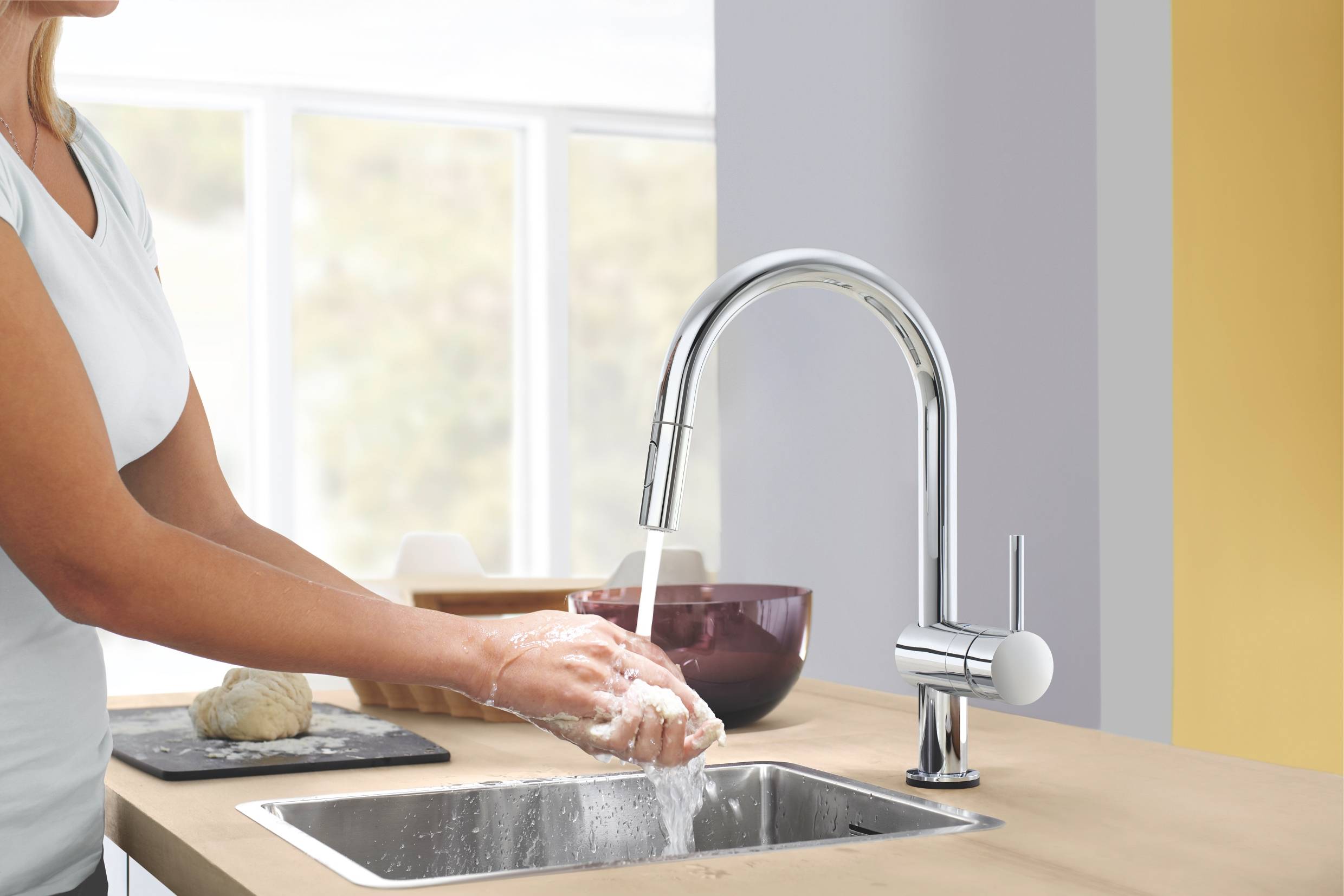 Смеситель для кухни GROHE Minta Touch сенсорный, хром (31358002) - Вид №5