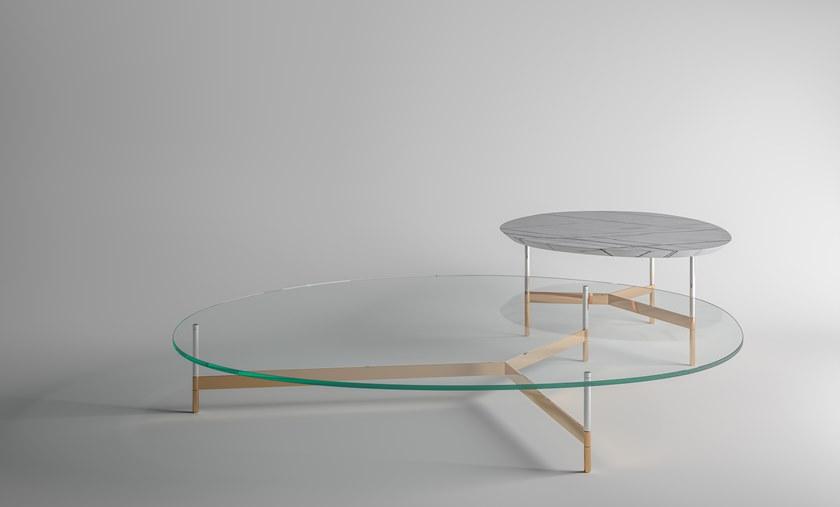 Tonelli Design Журнальный столик с мраморной столешницей sun-id-1403486 - Вид №1