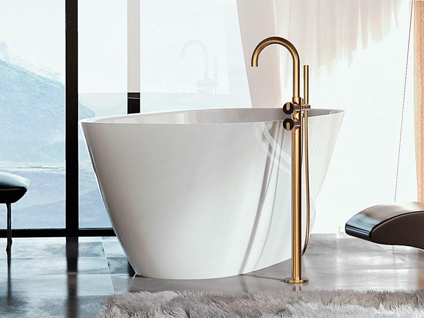 GRAFF Напольный смеситель для ванны с ручным душем Mod+ 5578000 - Вид №1