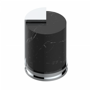 G2I-36/C Вентиль 3/4" набортный для холодной воды Thg-paris Le 9 Nero Marquina Хром