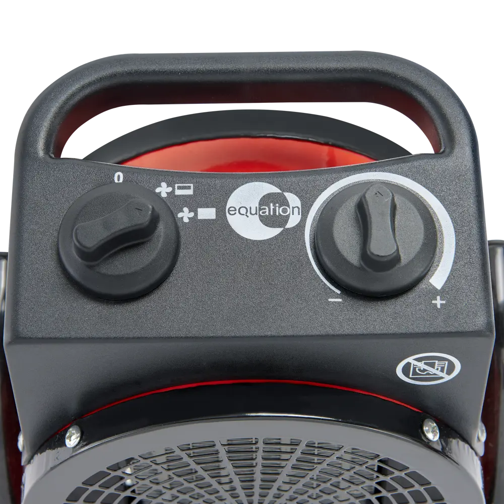 Керамическая тепловая пушка EQUATION 2000 Вт с регулировкой температуры 82409894 STLM-0936413 - Вид №2
