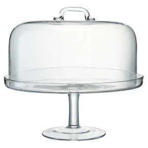 Подставка для торта с крышкой 34.5 см прозрачная Serve LSA INTERNATIONAL  00-3870128 Прозрачный