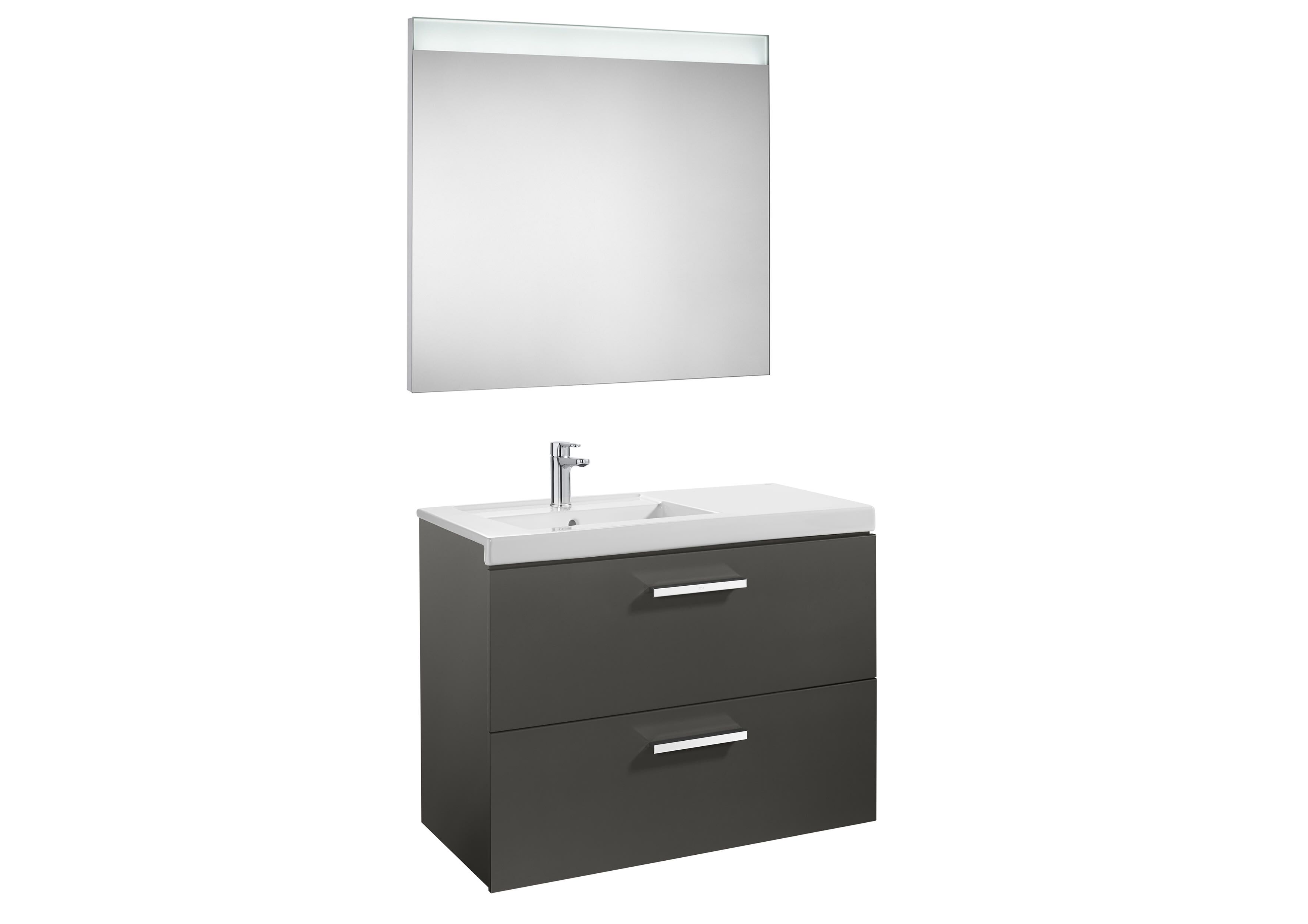 Подвесной шкаф для умывальника с зеркалом Roca Prisma ARCH-00012351 - Вид №11