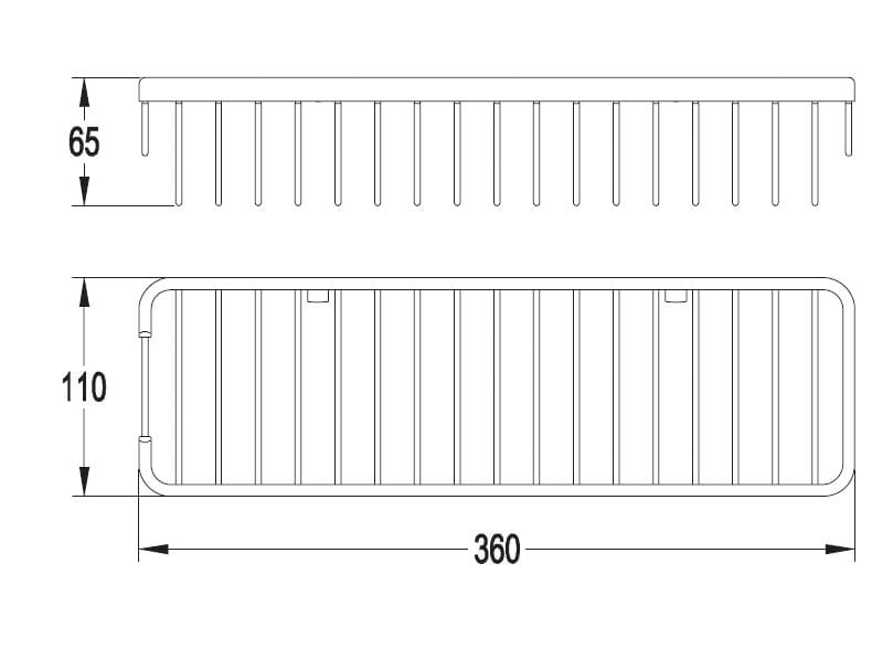 Латунная мыльница для душа OMNIRES Art Line ARCH-00001525 - Вид №2