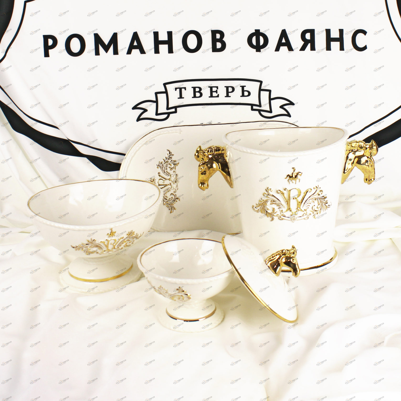 Винный набор (4 предмета) Красный PROVANSFAIENCE sun-id-994750