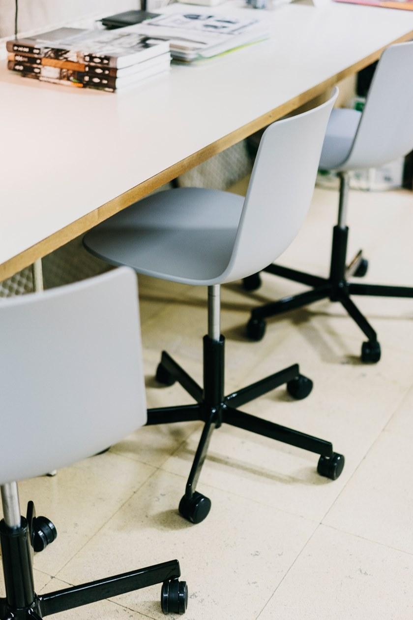 ENEA Офисный стул из ткани с 5 спицами и подлокотниками Lottus sun-id-1397454 - Вид №3