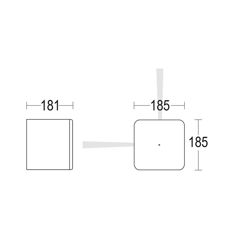 MaxiBivio 2 LE 90° Ghidini Bivio .05 Темно-Cерый (Матовый)  - Вид №1