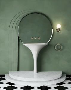 KALOS Напольная раковина стоящая овальная Devon&Devon