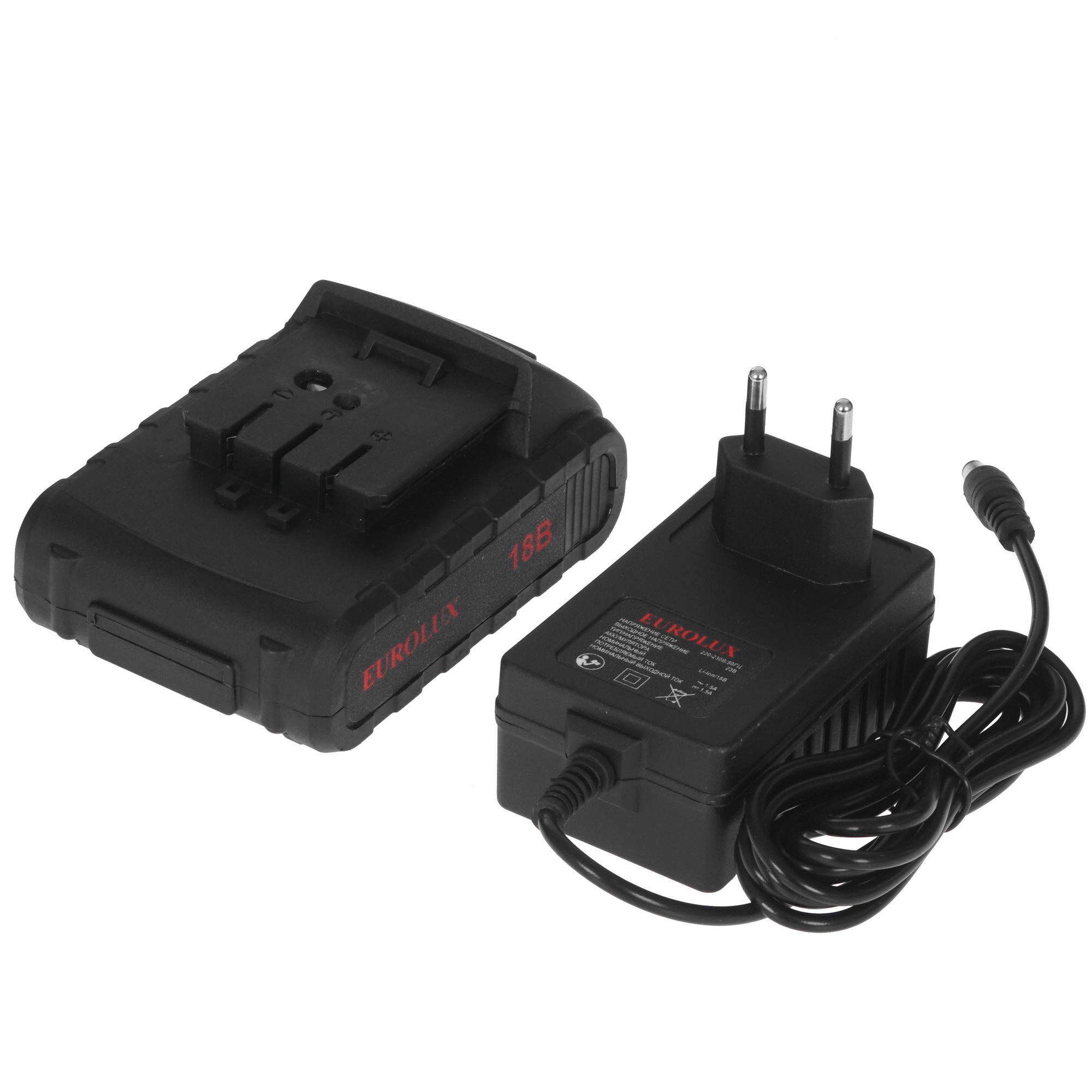 Дрель-шуруповерт Eurolux ДА-18/2Li 9950667 STDN-0044887 - Вид №6