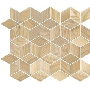 Мозаика и 3D панели из дерева Tarsi Куб 811 Ясень Селект (Гладкая) 430х372 мм.