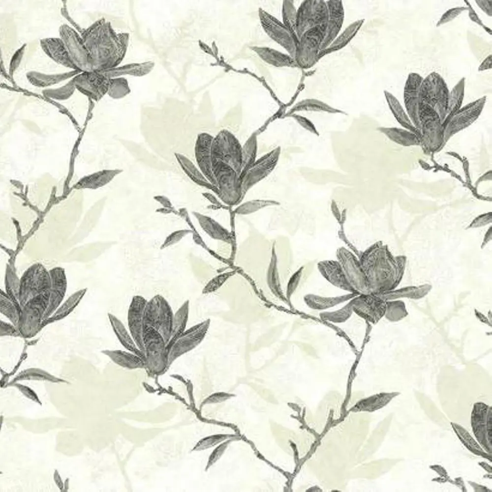 90115964 Обои бумажные Ashford House Botanical Fantasy чёрные 0.70 м WB5454 STLM-0111501