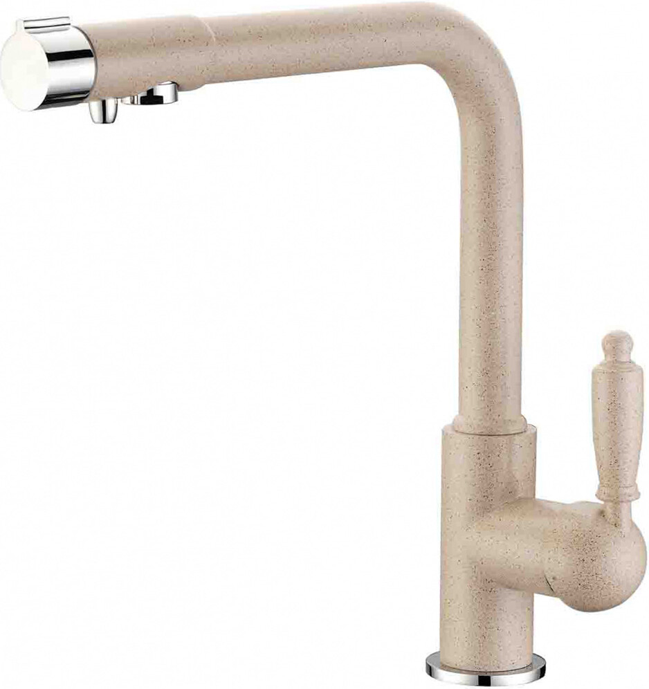 Смеситель ZorG Sanitary ZR 320 YF-33 ПЕСОЧНЫЙ для кухонной мойки, песочный