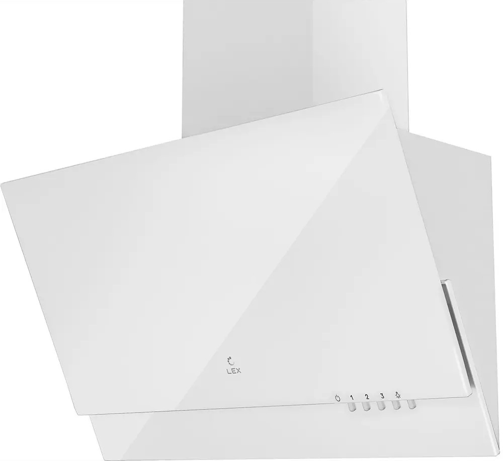 91618839 Наклонная вытяжка Lex CHTI000378 59.5 см цвет белый STLM-0873478