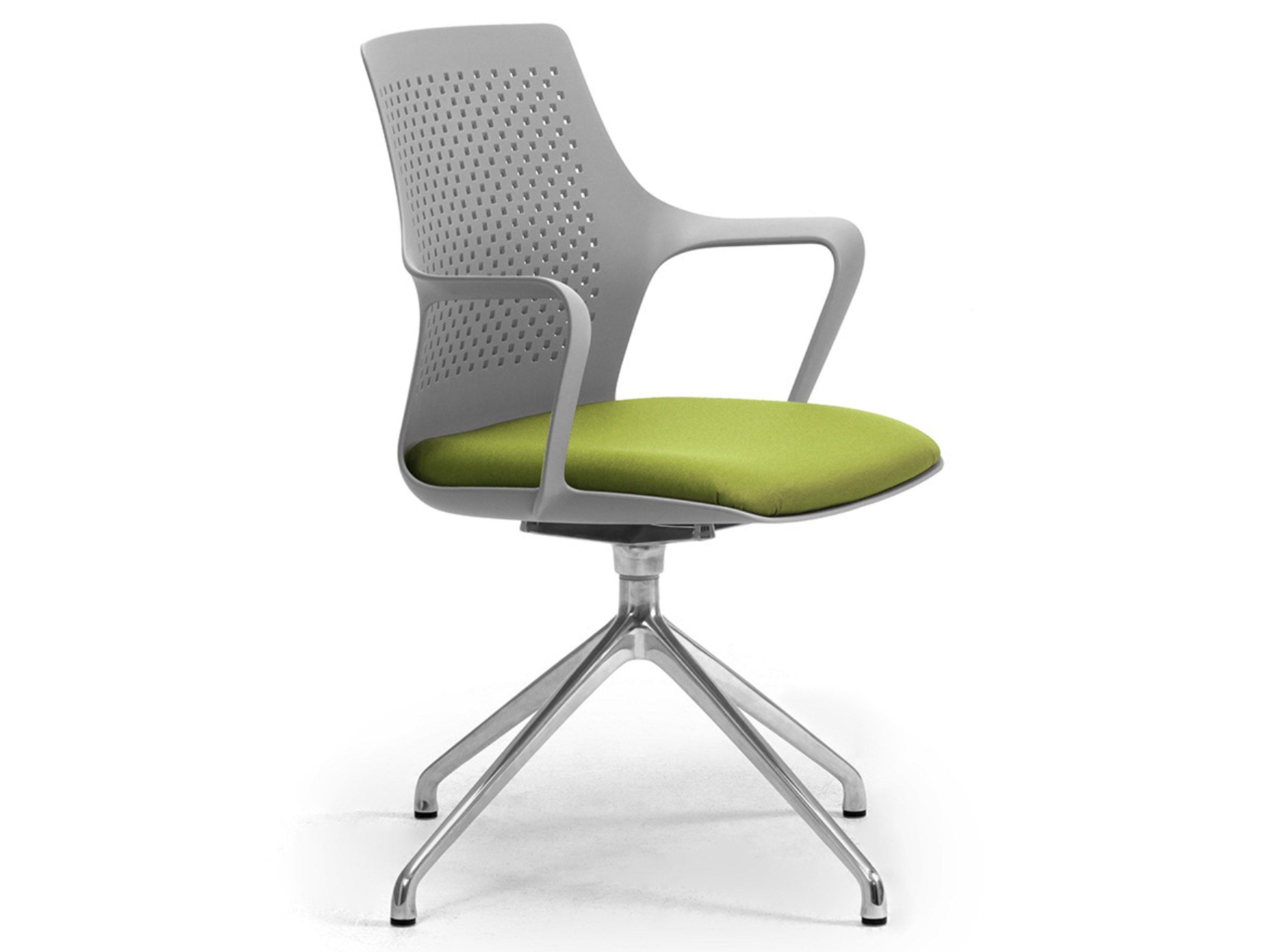 Вращающееся кресло из полипропилена с подлокотниками Leyform Ipa ARCH-00011350