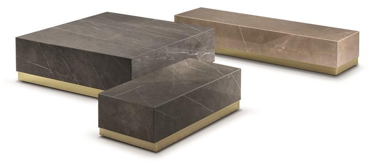 Frigerio Salotti Низкий квадратный журнальный столик из керамогранита Joey sun-id-1489486 - Вид №2