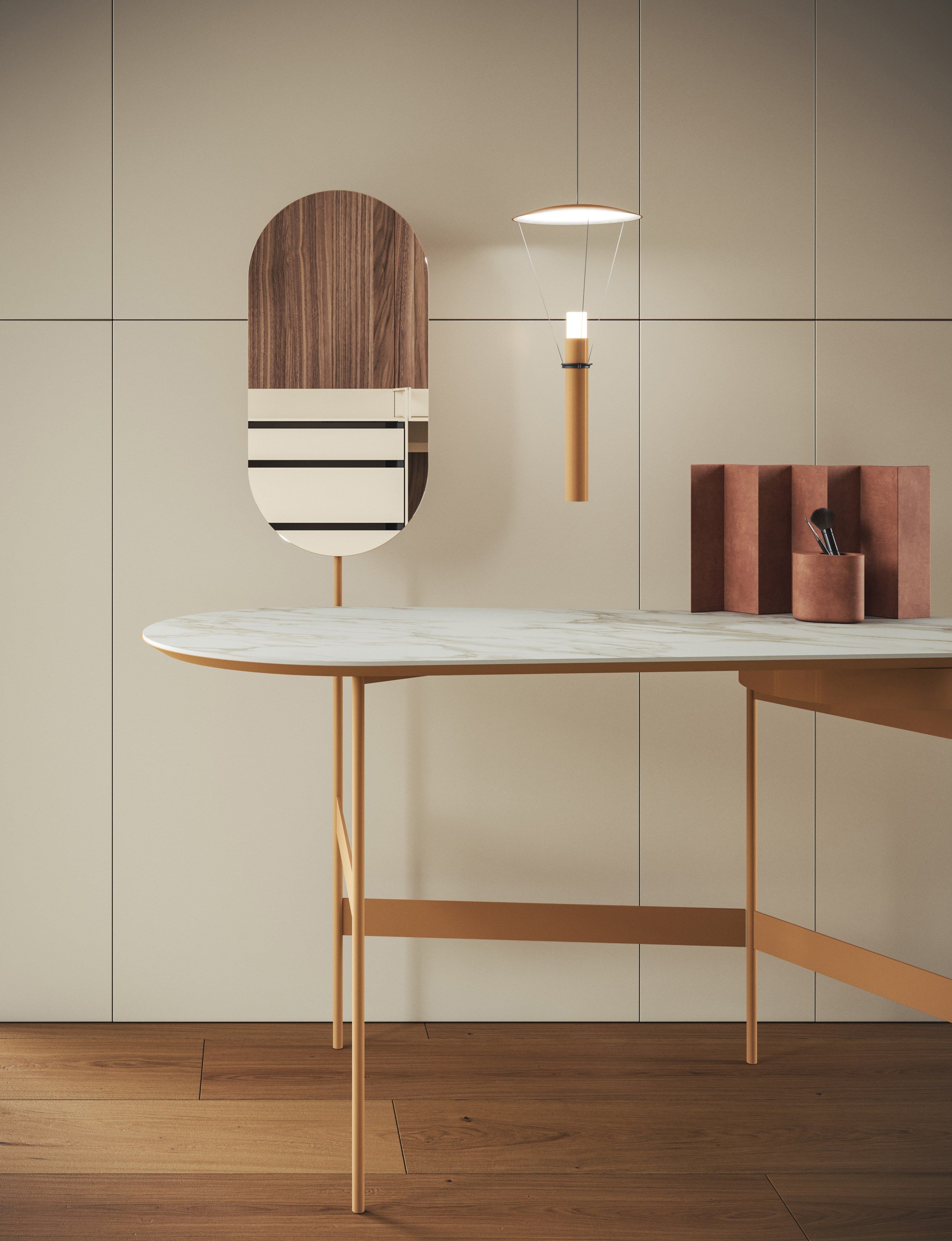 Консольный стол с металлическим каркасом Ronda Design Mira ARCH-00019945 - Вид №1